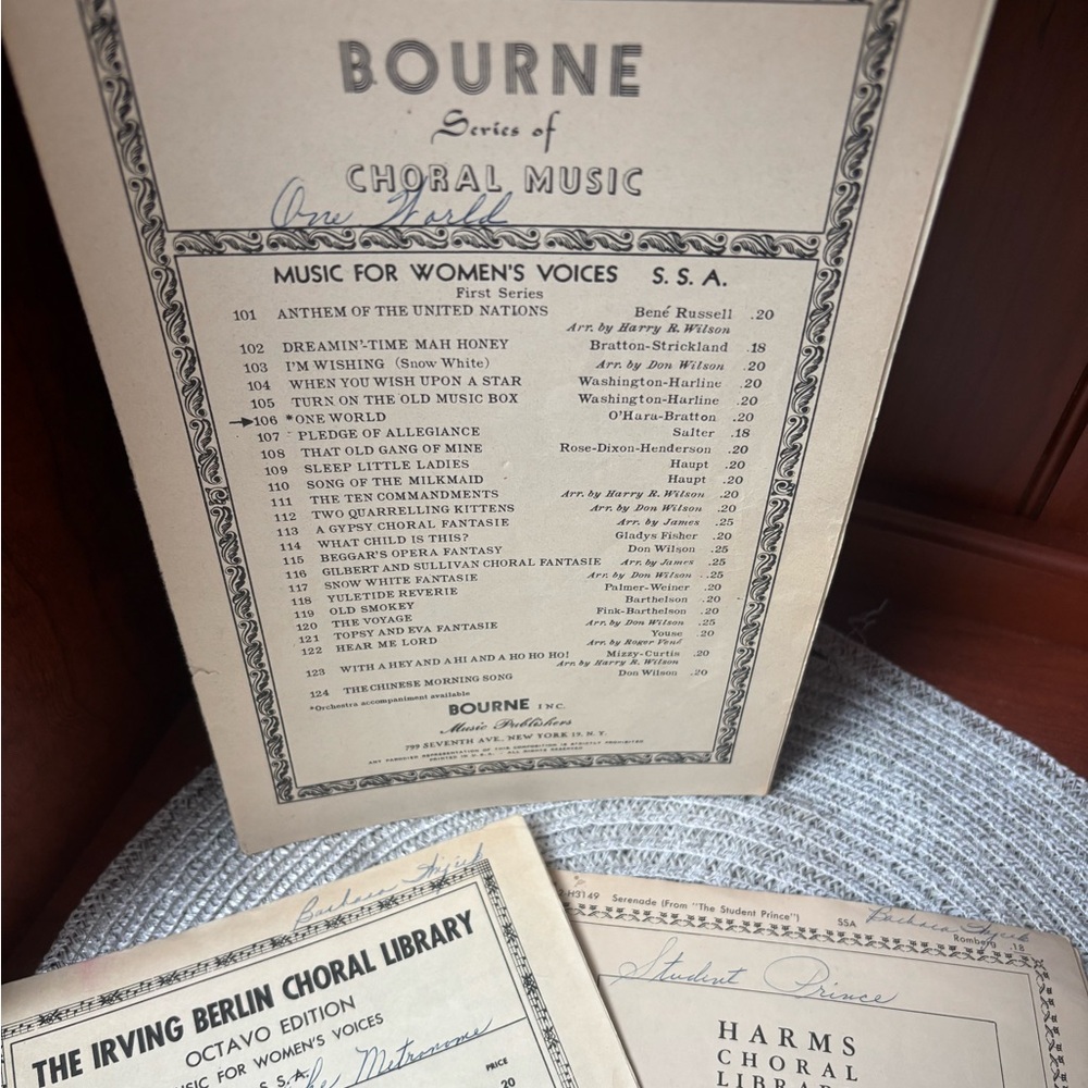 Choral Music Series for Women's Voices